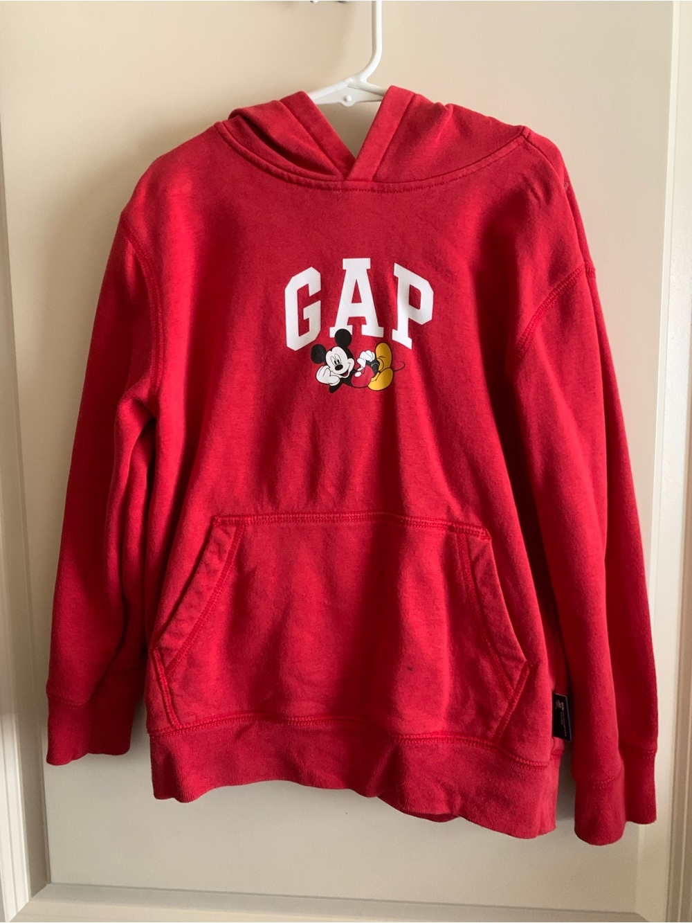 GAP Red Kids Hoodie with Mickey Mouse Graphic